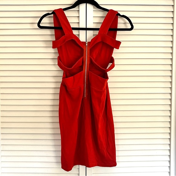 Red Mini Dress - Picture 9 of 9